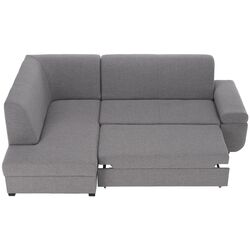 Canapea de colt extensibila Tempo Kondela Fosa Rog Left (Gray) Thumb