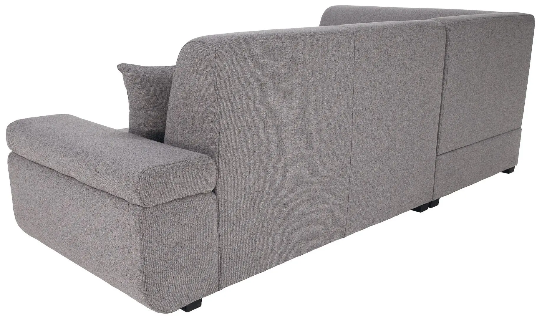 Canapea de colt extensibila Tempo Kondela Fosa Rog Left (Gray)