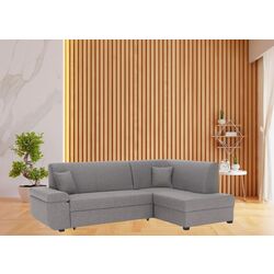 Canapea de colt extensibila Tempo Kondela Fosa Rog Right (Gray)