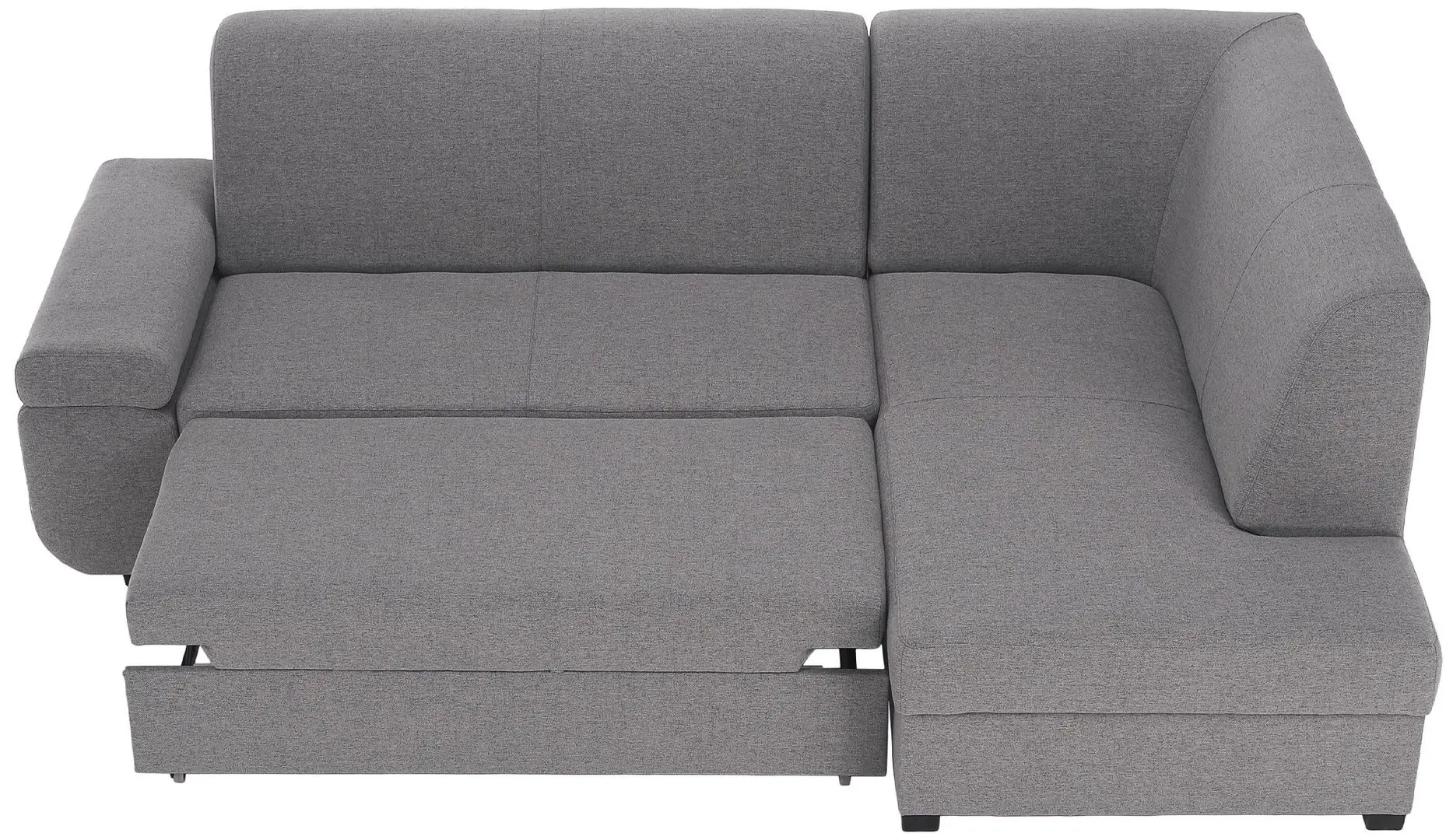 Canapea de colt extensibila Tempo Kondela Fosa Rog Right (Gray)