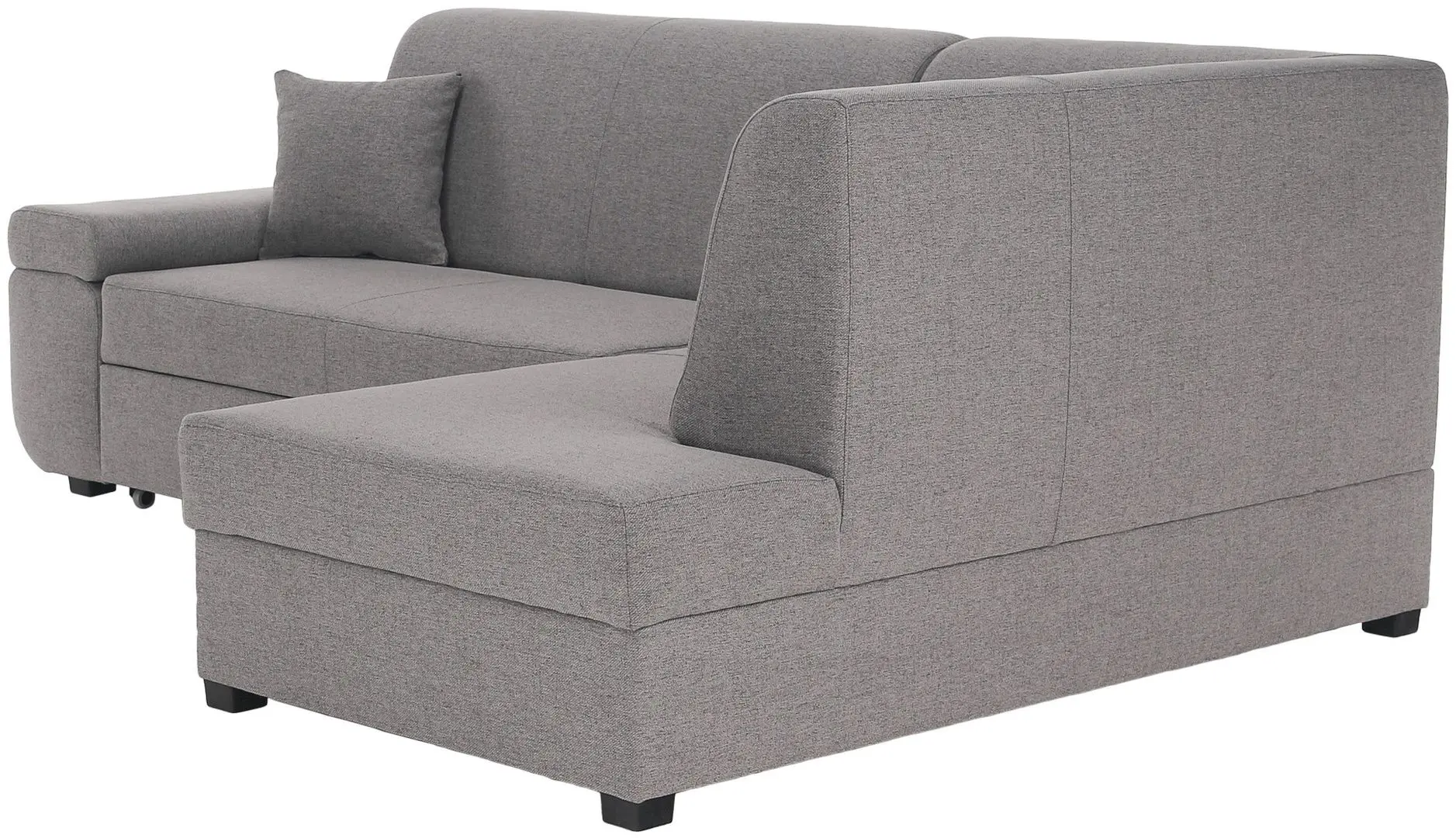 Canapea de colt extensibila Tempo Kondela Fosa Rog Right (Gray)