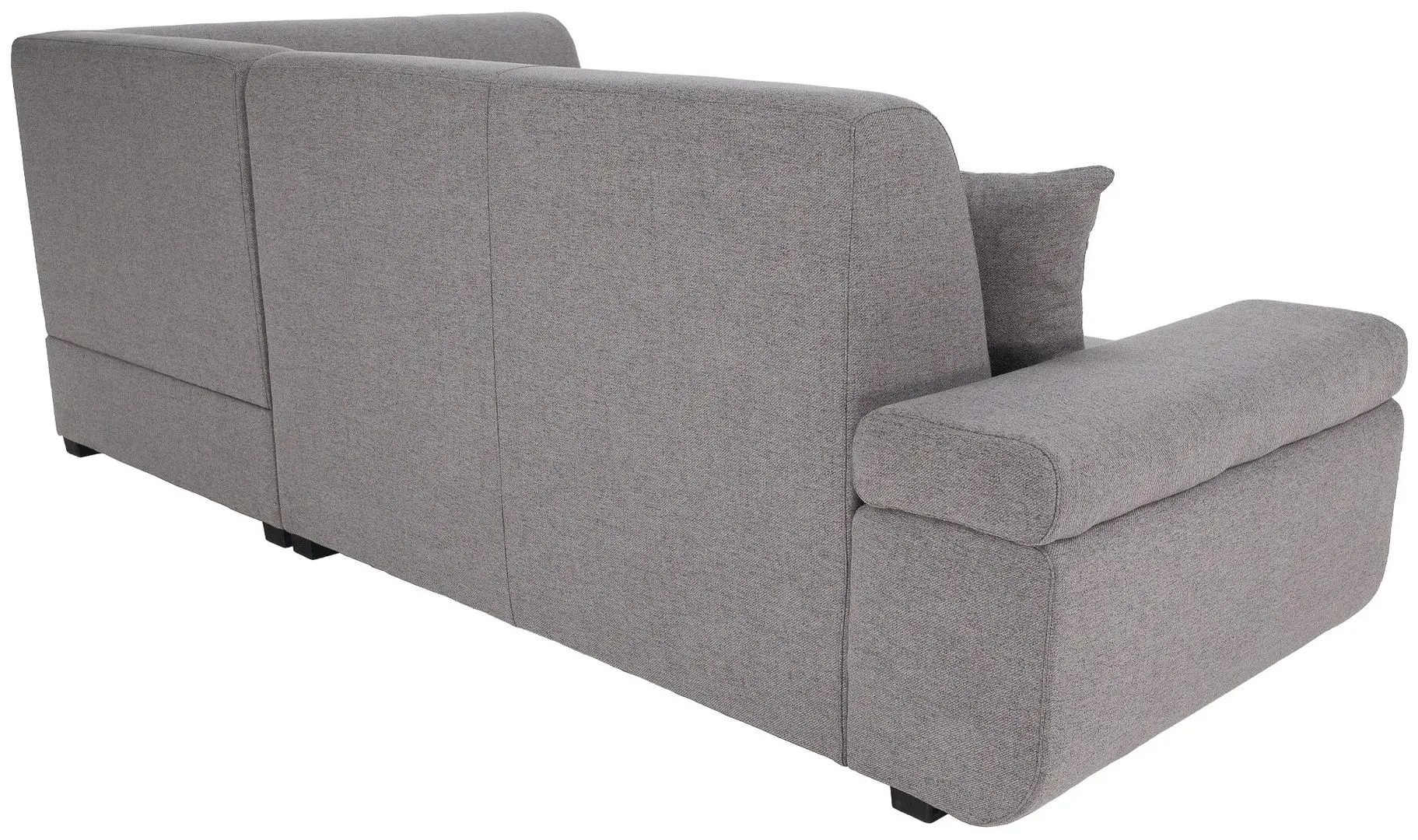 Canapea de colt extensibila Tempo Kondela Fosa Rog Right (Gray)