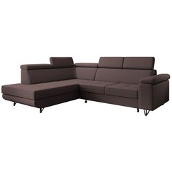 Canapea de colt extensibila Tempo Kondela Jogi Roh Left (Brown) Thumb