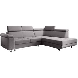 Canapea de colt extensibila Tempo Kondela Jogi Roh Right (Light Gray) Thumb