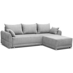 Canapea de colt extensibila Tempo Kondela Karlota (Light Gray)