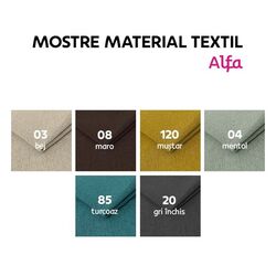 Canapea de colt extensibila Tempo Kondela Kevan (Dark Gray) Thumb