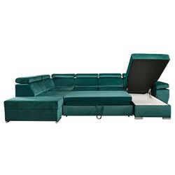 Canapea in forma de U Tempo Kondela Lamora U Right (Emerald) Thumb