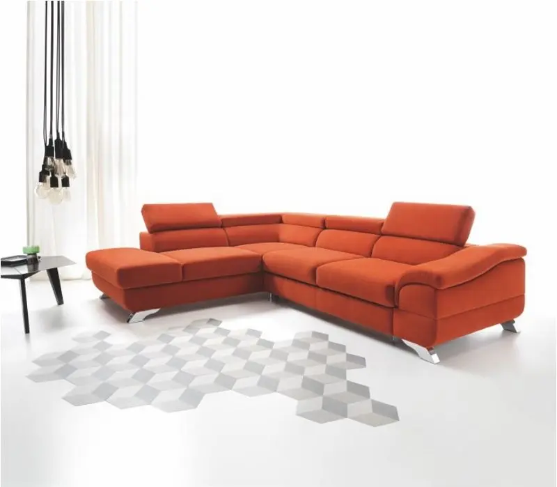 Диван угловой раскладной Tempo Kondela Legas Left (Terracotta) - 4