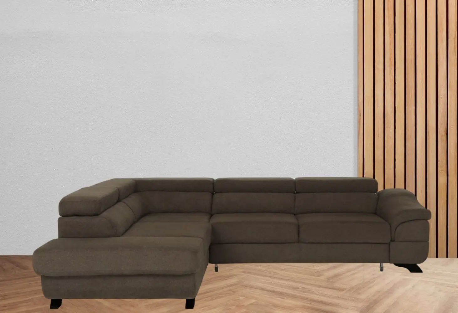Диван угловой раскладной Tempo Kondela Legas Soro 28 Left (Brown)