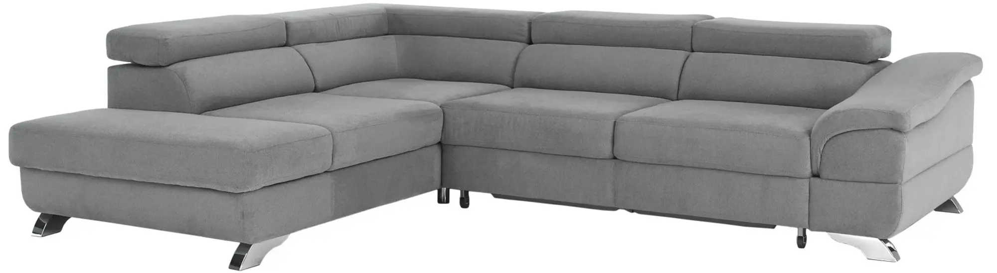 Диван угловой раскладной Tempo Kondela Legas Soro 90 Left (Gray) - 4
