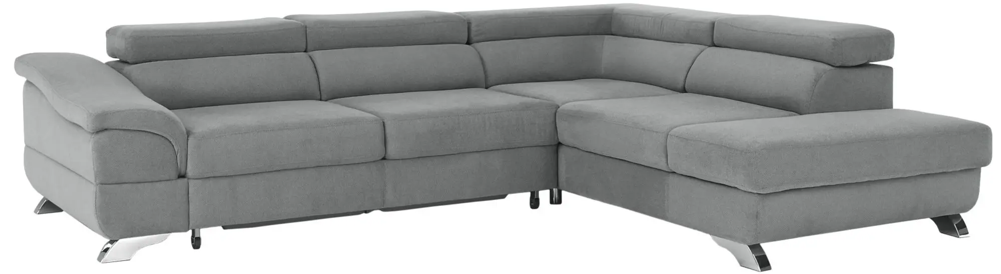 Canapea de colt extensibila Tempo Kondela Legas Soro 90 Right (Gray) - 6
