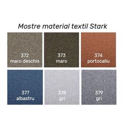 Canapea de colt extensibila Tempo Kondela Mavis Left (Dark Gray) Thumb