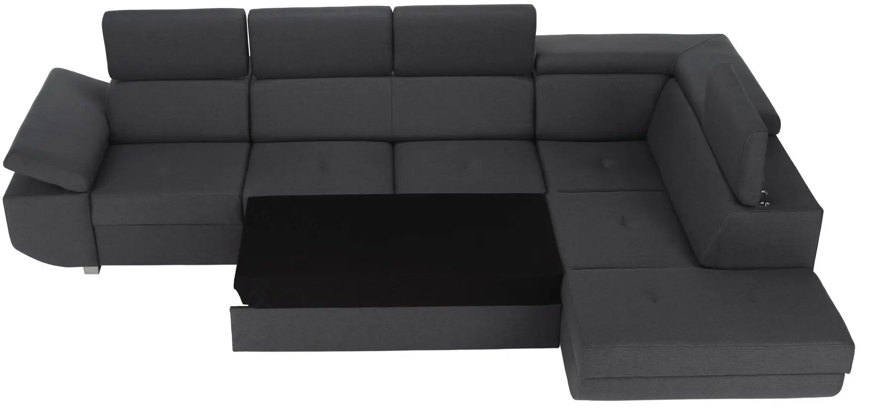 Диван угловой раскладной Tempo Kondela Mavis Right (Dark Gray) - 2