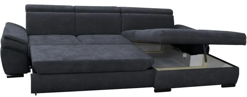 Canapea de colt extensibila Tempo Kondela Natik New Right (Gray) - 5