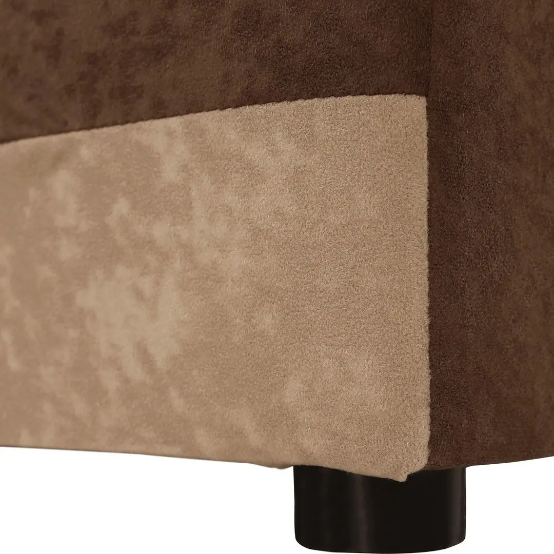 Диван угловой раскладной Tempo Kondela Romand (Brown/Beige) - 9