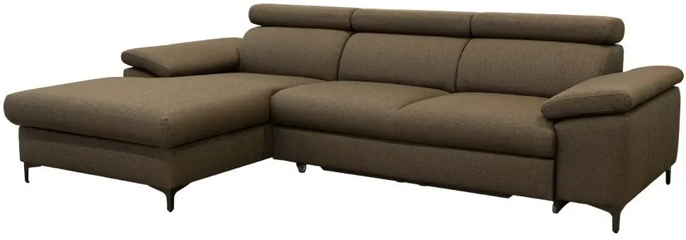 Диван угловой раскладной Tempo Kondela Sanil Roh Left (Brown) - 5