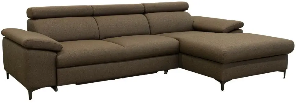 Диван угловой раскладной Tempo Kondela Sanil Roh Right (Brown) - 5