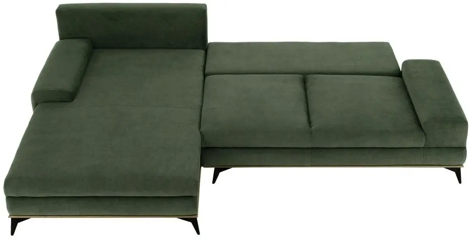 Canapea de colt extensibila Tempo Kondela Selby Left (Dark Green) - 5