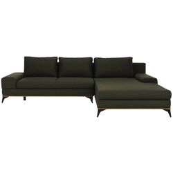 Canapea de colt extensibila Tempo Kondela Selby Right (Dark Green) Thumb