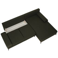 Canapea de colt extensibila Tempo Kondela Selby Right (Dark Green) Thumb