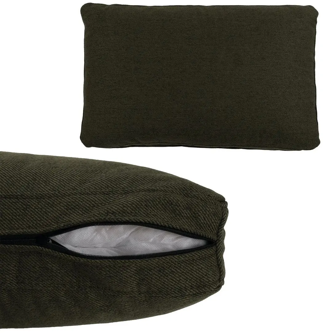 Canapea de colt extensibila Tempo Kondela Selby Right (Dark Green) - 10
