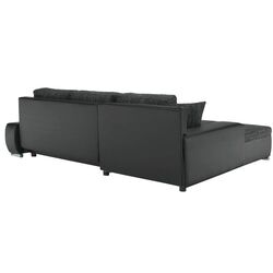 Canapea de colt extensibila Tempo Kondela Tramp (Black) Thumb