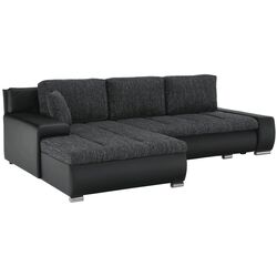 Canapea de colt extensibila Tempo Kondela Tramp (Black) Thumb