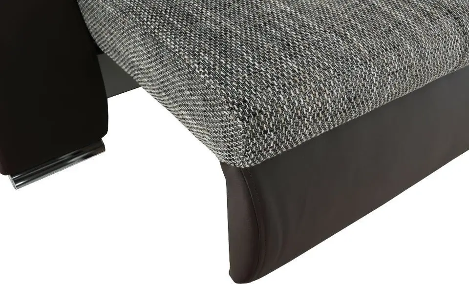 Canapea de colt extensibila Tempo Kondela Tramp (Brown/Gray)