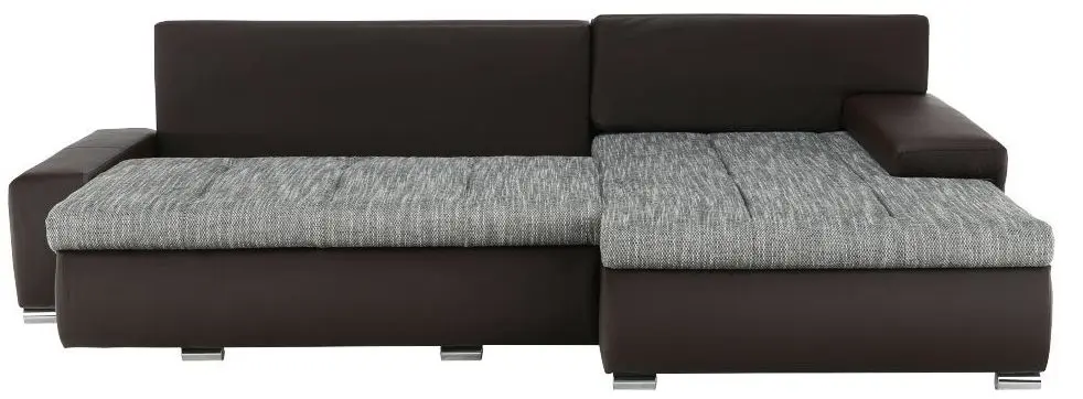 Canapea de colt extensibila Tempo Kondela Tramp (Brown/Gray)