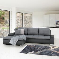 Canapea de colt extensibila Tempo Kondela Tramp (Gray) Thumb