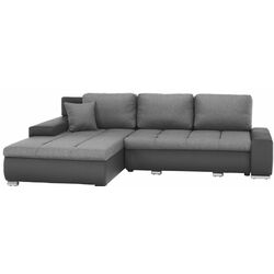 Canapea de colt extensibila Tempo Kondela Tramp (Gray)