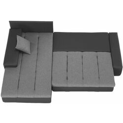 Canapea de colt extensibila Tempo Kondela Tramp (Gray) Thumb