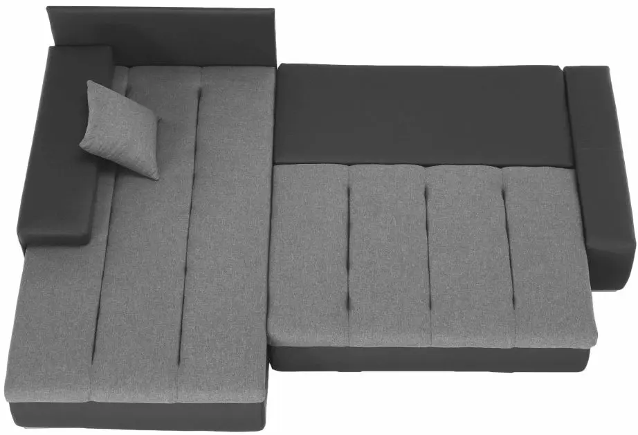 Canapea de colt extensibila Tempo Kondela Tramp (Gray)