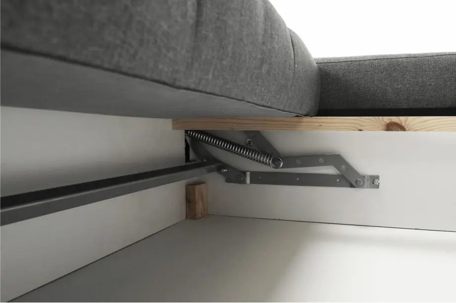 Canapea de colt extensibila Tempo Kondela Tramp (Gray)