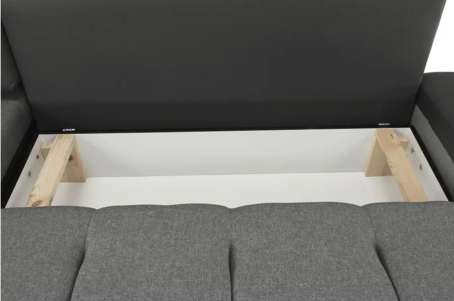 Canapea de colt extensibila Tempo Kondela Tramp (Gray)