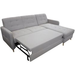 Canapea de colt extensibila Tempo Kondela Visby (Gray) Thumb