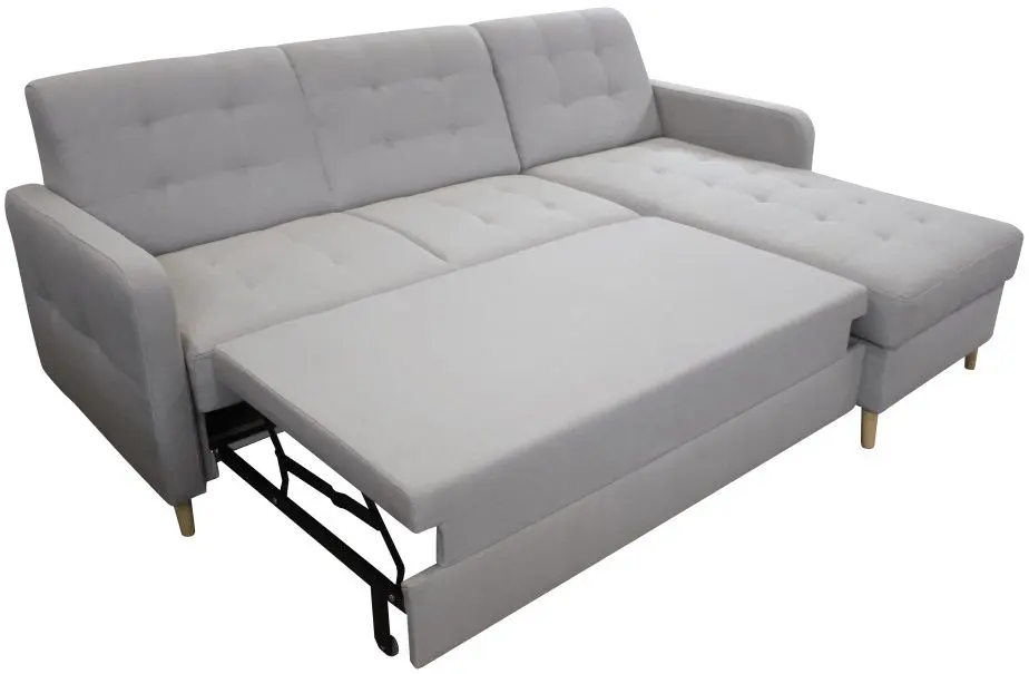 Canapea de colt extensibila Tempo Kondela Visby (Gray) - 3