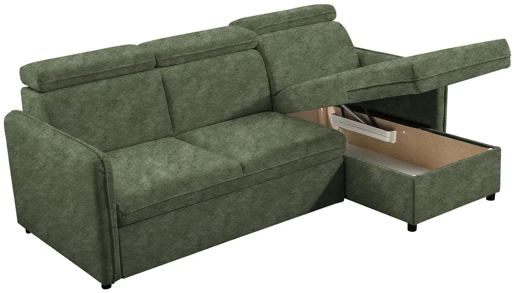 Canapea de colt Tempo Kondela Alechandro B Roh (Green)