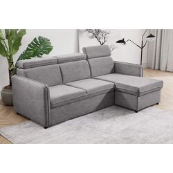 Canapea de colt Tempo Kondela Alechandro B Roh (Light Grey)