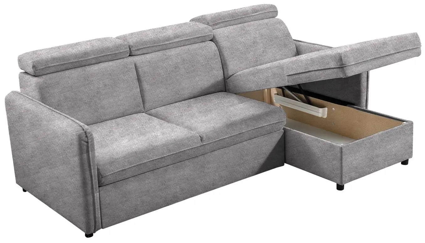 Диван угловой Tempo Kondela Alechandro B Roh (Light Grey)