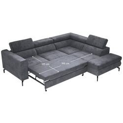 Диван угловой Tempo Kondela Baltik Right (Grey) Thumb