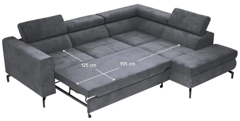 Диван угловой Tempo Kondela Baltik Right (Grey) - 3