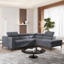 Canapea de colt Tempo Kondela Baltik Right (Grey)