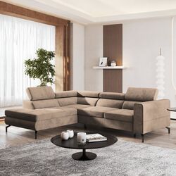 Canapea de colt Tempo Kondela Baltik Roh Left (Grey Brown)