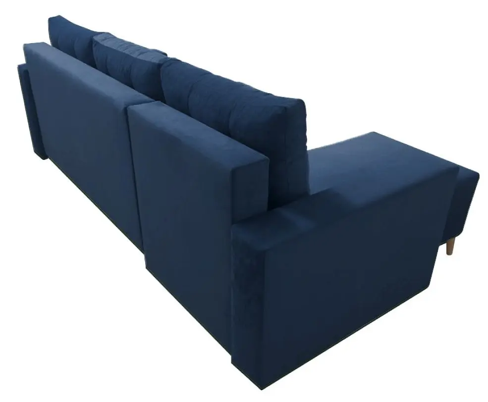 Canapea de colt Tempo Kondela Bleky Roh Left (Blue) - 2