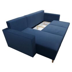 Canapea de colt Tempo Kondela Bleky Roh Left (Blue) Thumb