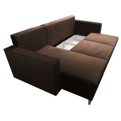 Canapea de colt Tempo Kondela Bleky Roh Left (Brown) Thumb