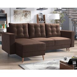 Canapea de colt Tempo Kondela Bleky Roh Left (Brown) Thumb