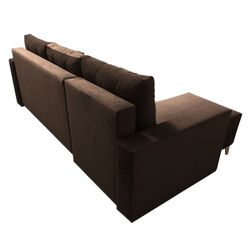 Canapea de colt Tempo Kondela Bleky Roh Left (Brown) Thumb