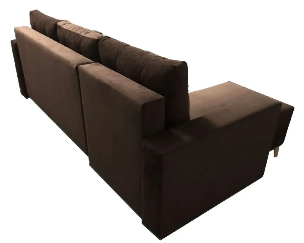 Canapea de colt Tempo Kondela Bleky Roh Left (Brown) - 4